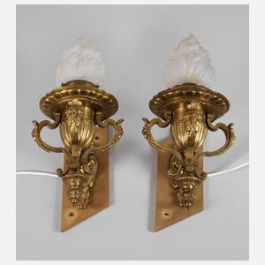 Paar Wandlampen Historismus