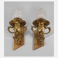 Paar Wandlampen Historismus111