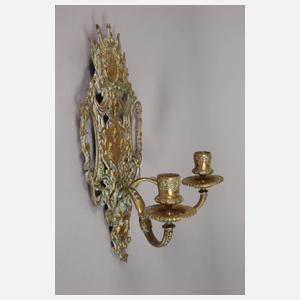 Paar Wandleuchter Historismus