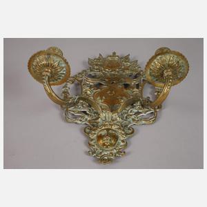 Paar Wandleuchter Historismus