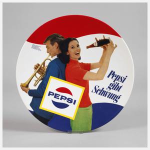 Werbeteller Pepsi