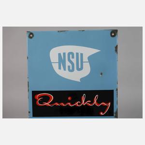 Emailleschild NSU