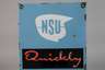 Emailleschild NSU