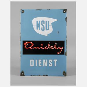 Emailleschild NSU