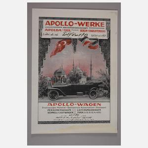 Drei Plakate Apollo-Werke