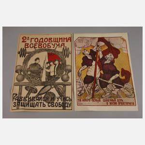 Mappe Plakate der russischen Revolution