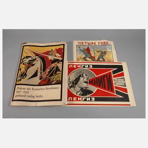 Mappe Plakate der russischen Revolution