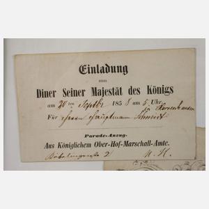 Einladung 1858