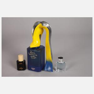 Drei Künstlerflakons