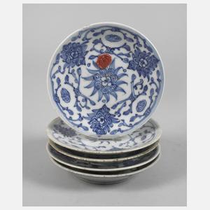 Fünf Tellerchen China