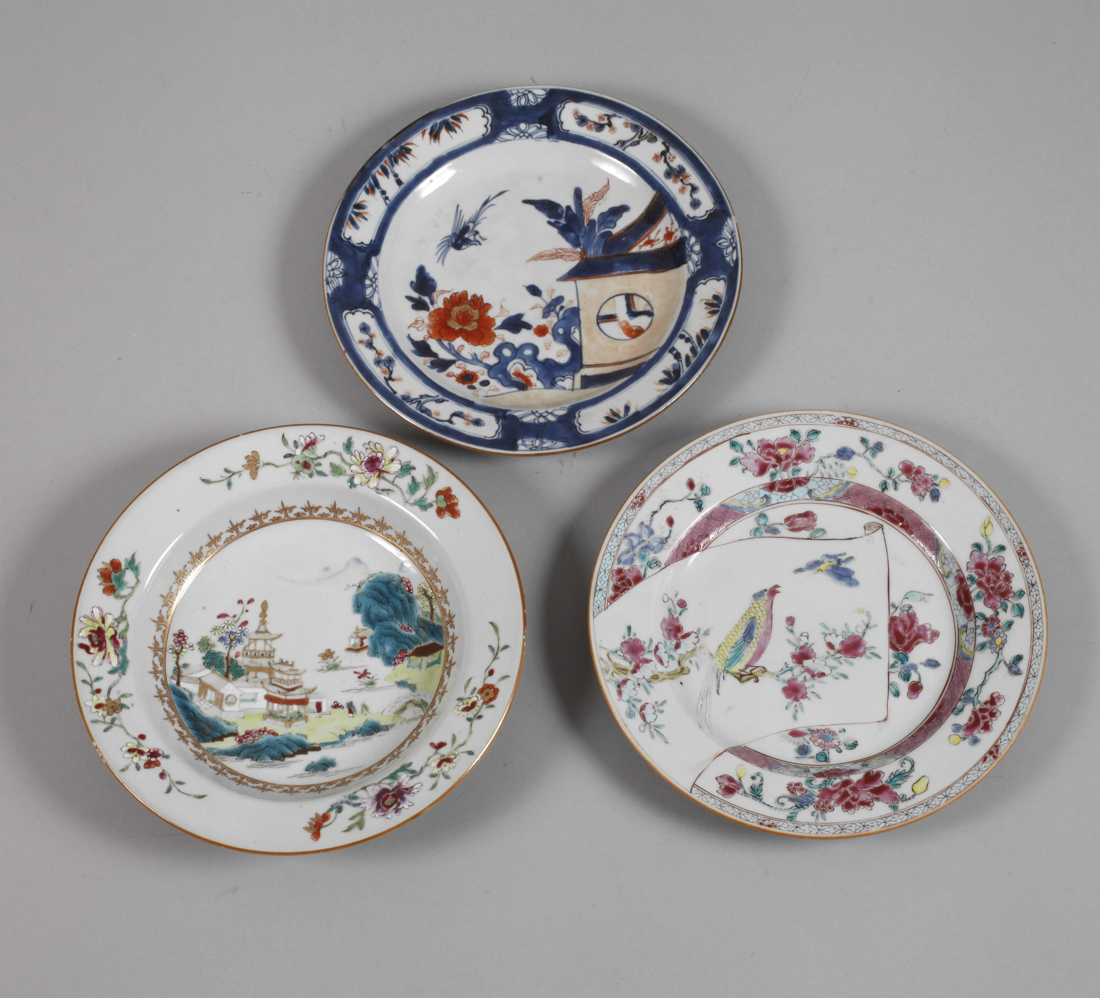 Drei Teller China
