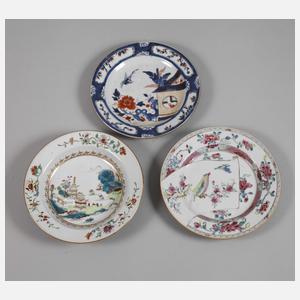 Drei Teller China