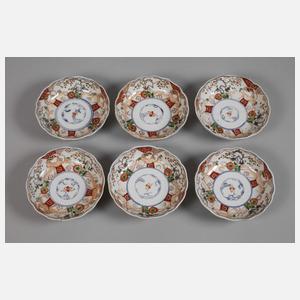 Sechs Schalen China