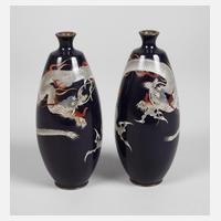 Paar Vasen Cloisonné111