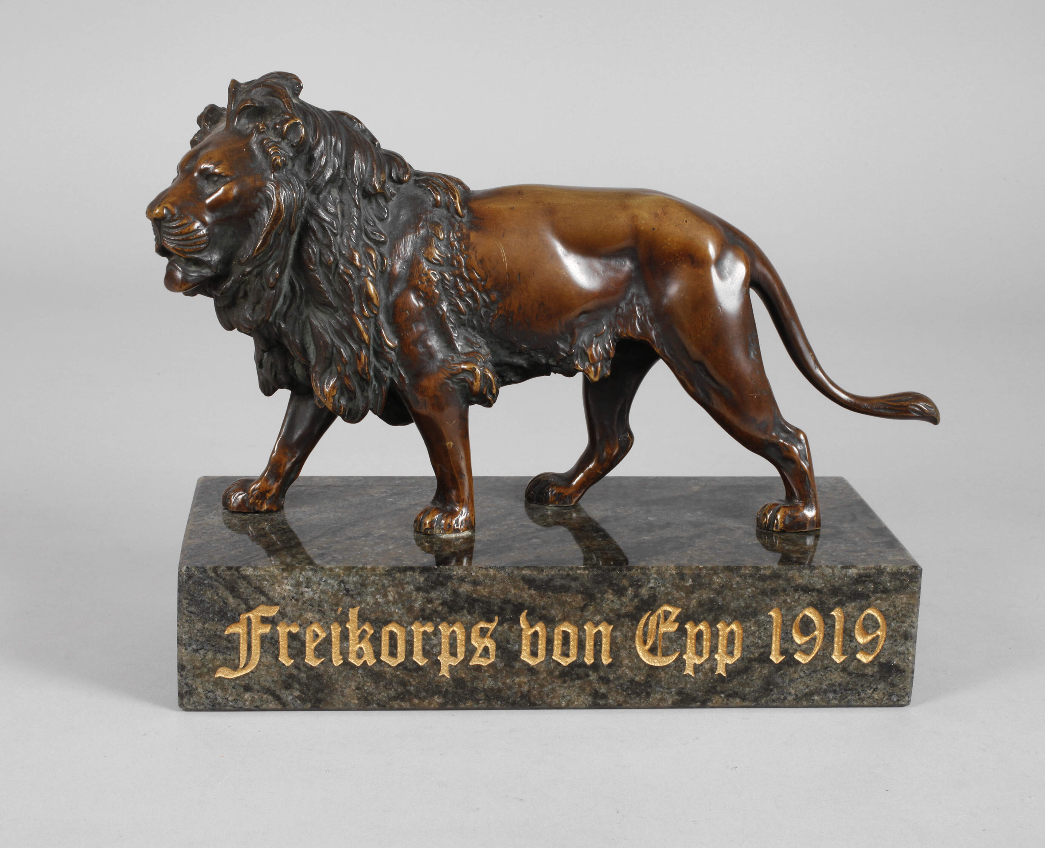 Löwenbronze Freikorps Ritter von Epp