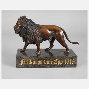 Löwenbronze Freikorps Ritter von Epp