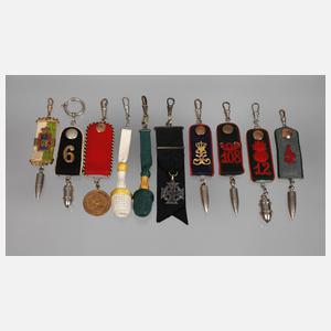 Konvolut militärischer Bierzipfel