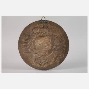 Relief Kaiser Wilhelm II. und Auguste Viktoria