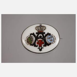 Zwei Medaillons Carolaorden des Albertvereins