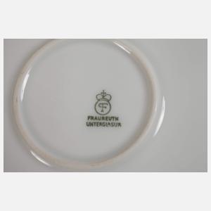 Patriotischer Wandteller "Durch Not und Tod"