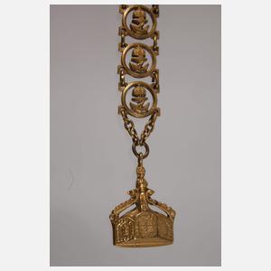 Uhrenanhänger der Kaiserlichen Marine