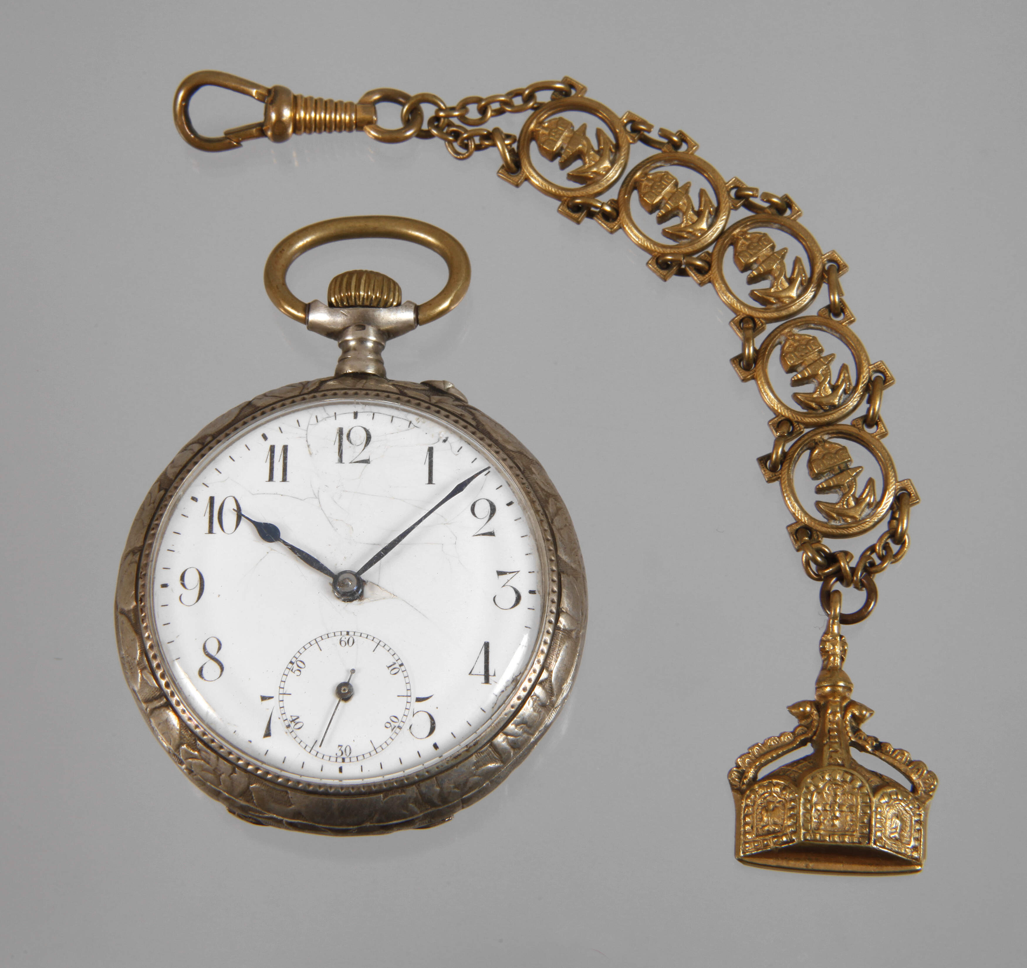 Uhrenanhänger der Kaiserlichen Marine