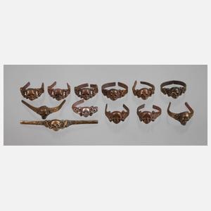 Konvolut Rohlinge für Ringe