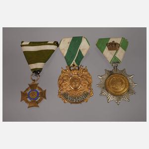 Konvolut sächsische Militärabzeichen