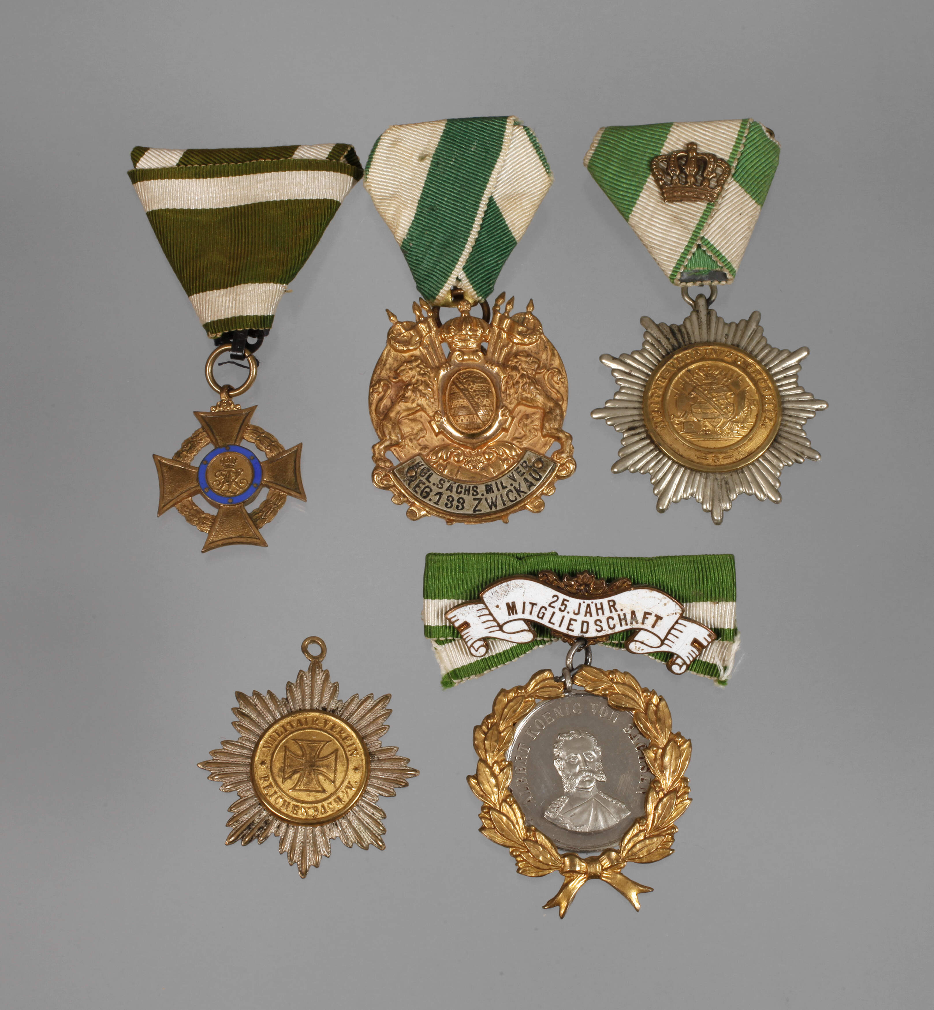 Konvolut sächsische Militärabzeichen