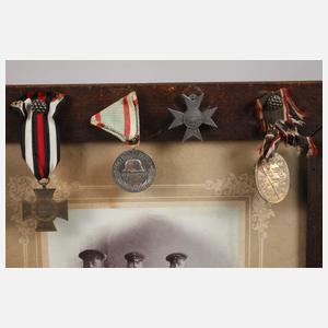 Gruppenbild 1. Weltkrieg mit Orden