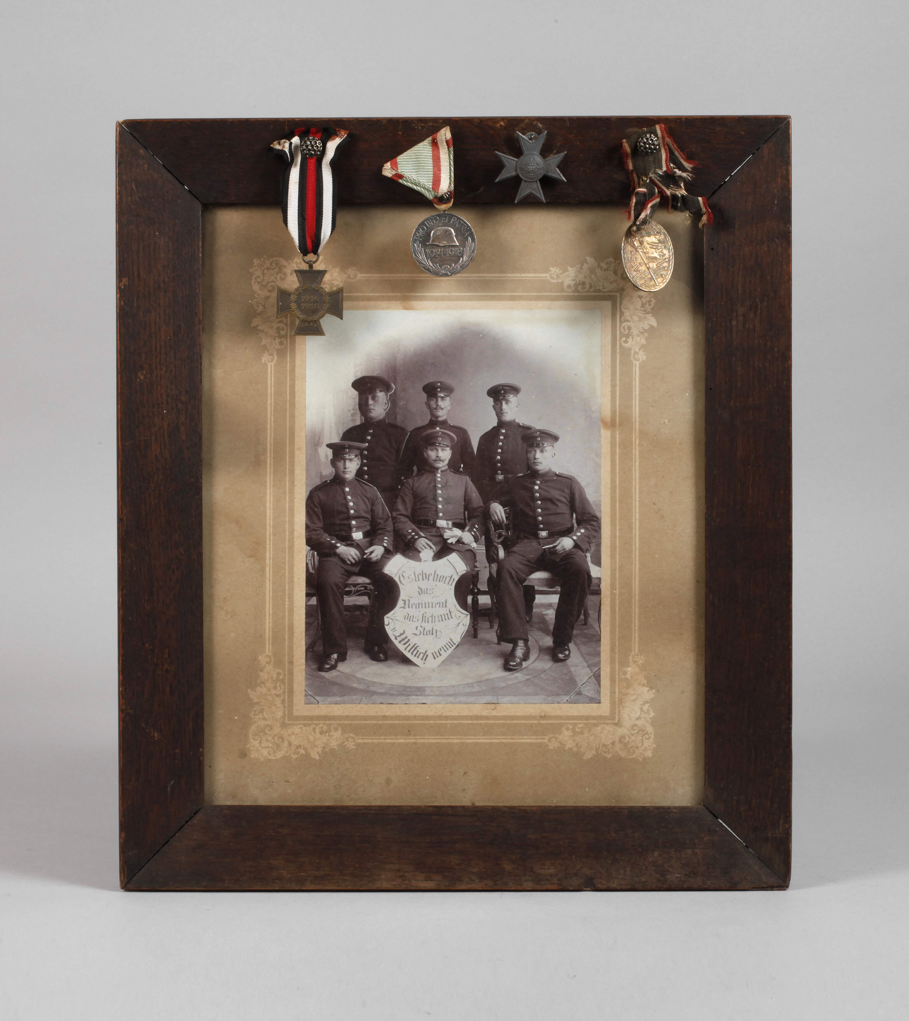 Gruppenbild 1. Weltkrieg mit Orden