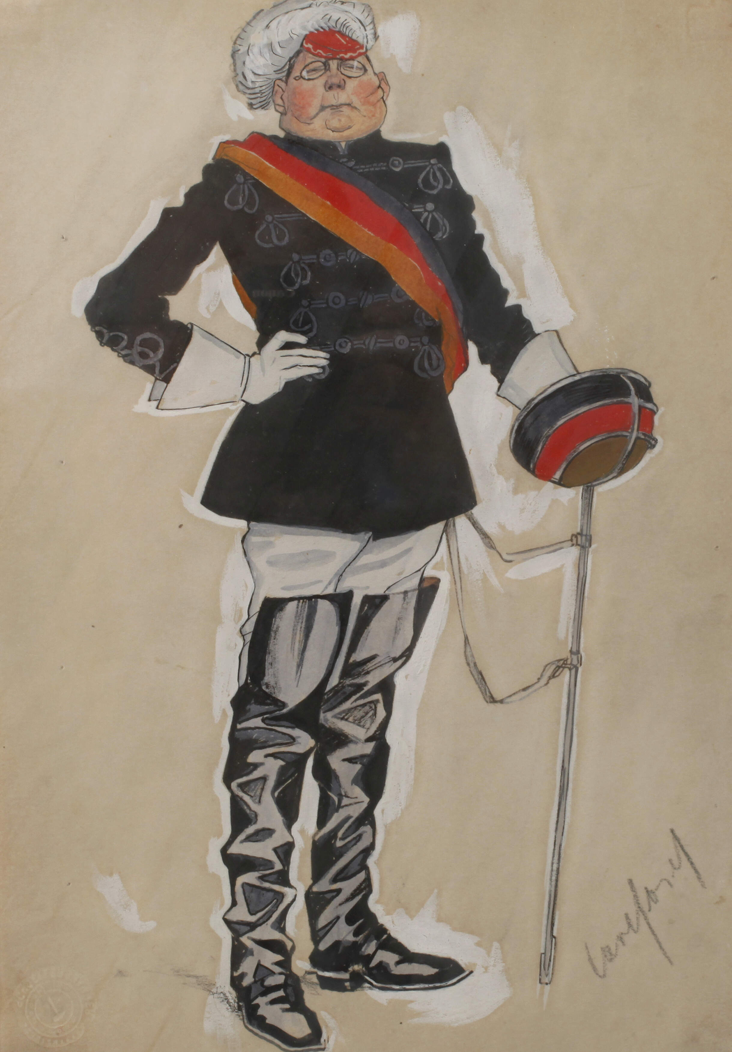 Studentische Karikatur