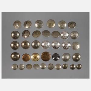 Konvolut Uniformknöpfe