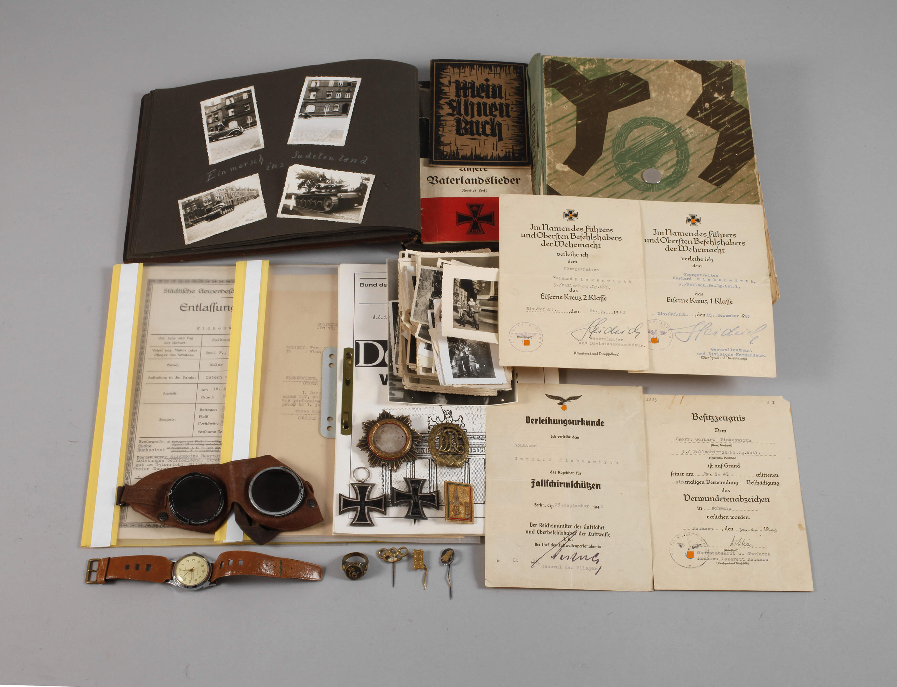 Fallschirmjägernachlass 2. Weltkrieg