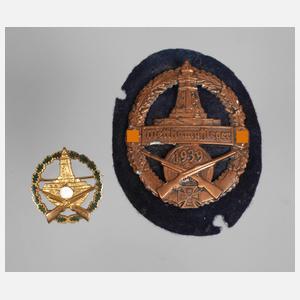 Zwei Abzeichen Kyffhäuserbund