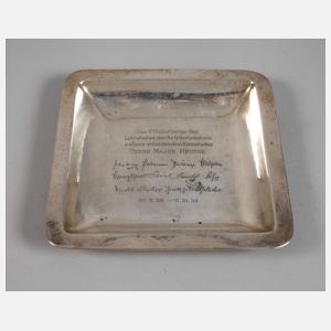 Silbertablett der Artillerieschule