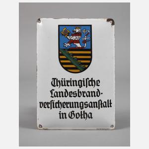 Emailleschild Thüringen
