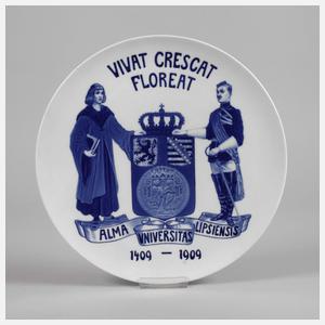 Meissen Wandteller Studentika