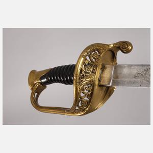 Offizierssäbel der königlichen Gardereiter Italien