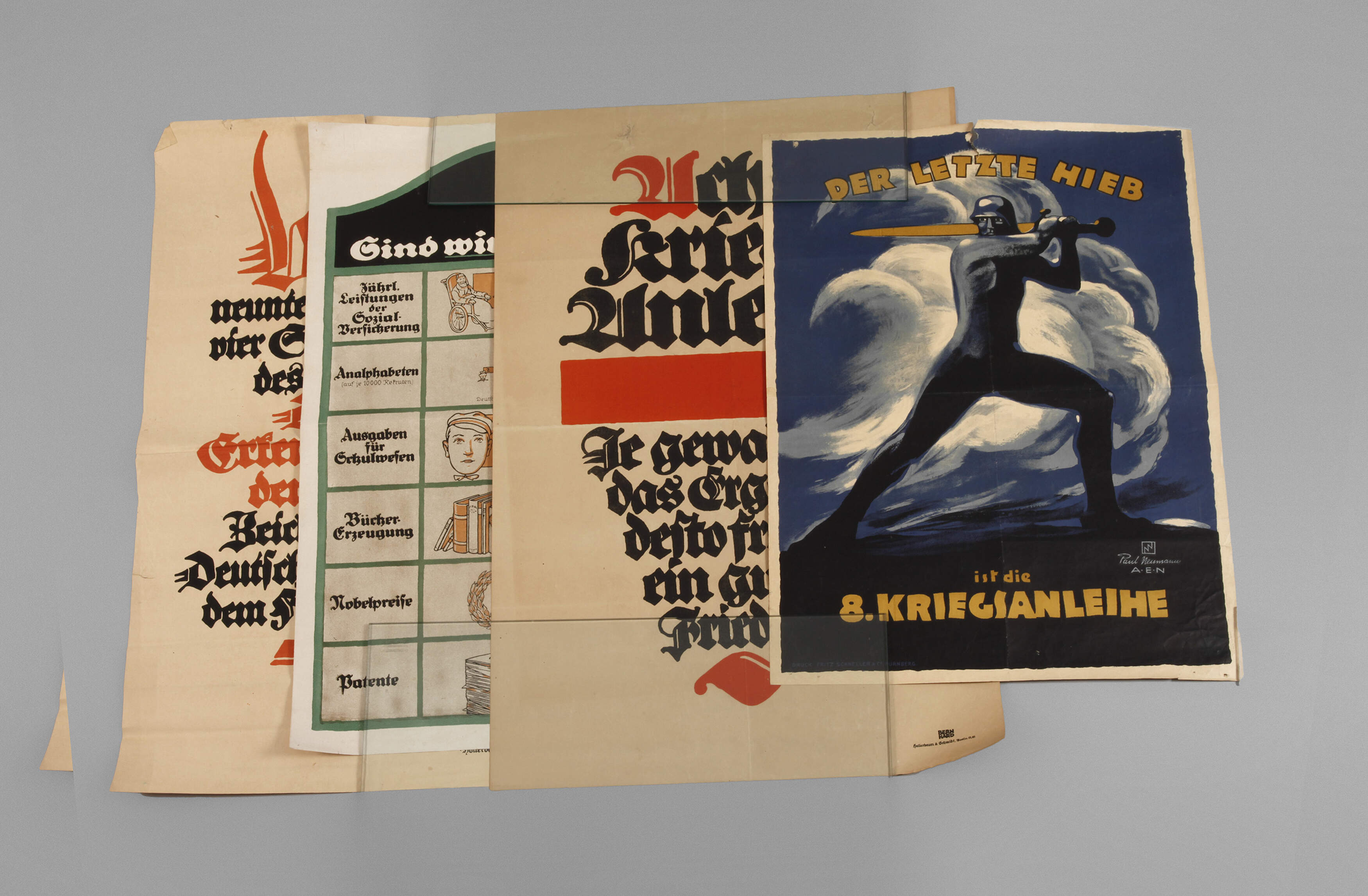 Konvolut Kriegsanleihenplakate