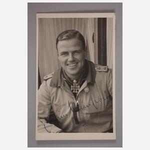 Drei Autographen Ritterkreuzträger