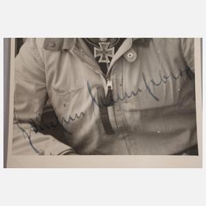 Drei Autographen Ritterkreuzträger