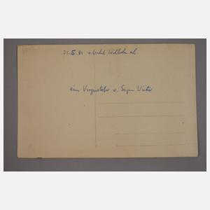 Drei Autographen Ritterkreuzträger