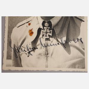 Drei Autographen Ritterkreuzträger