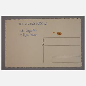 Drei Autographen Ritterkreuzträger