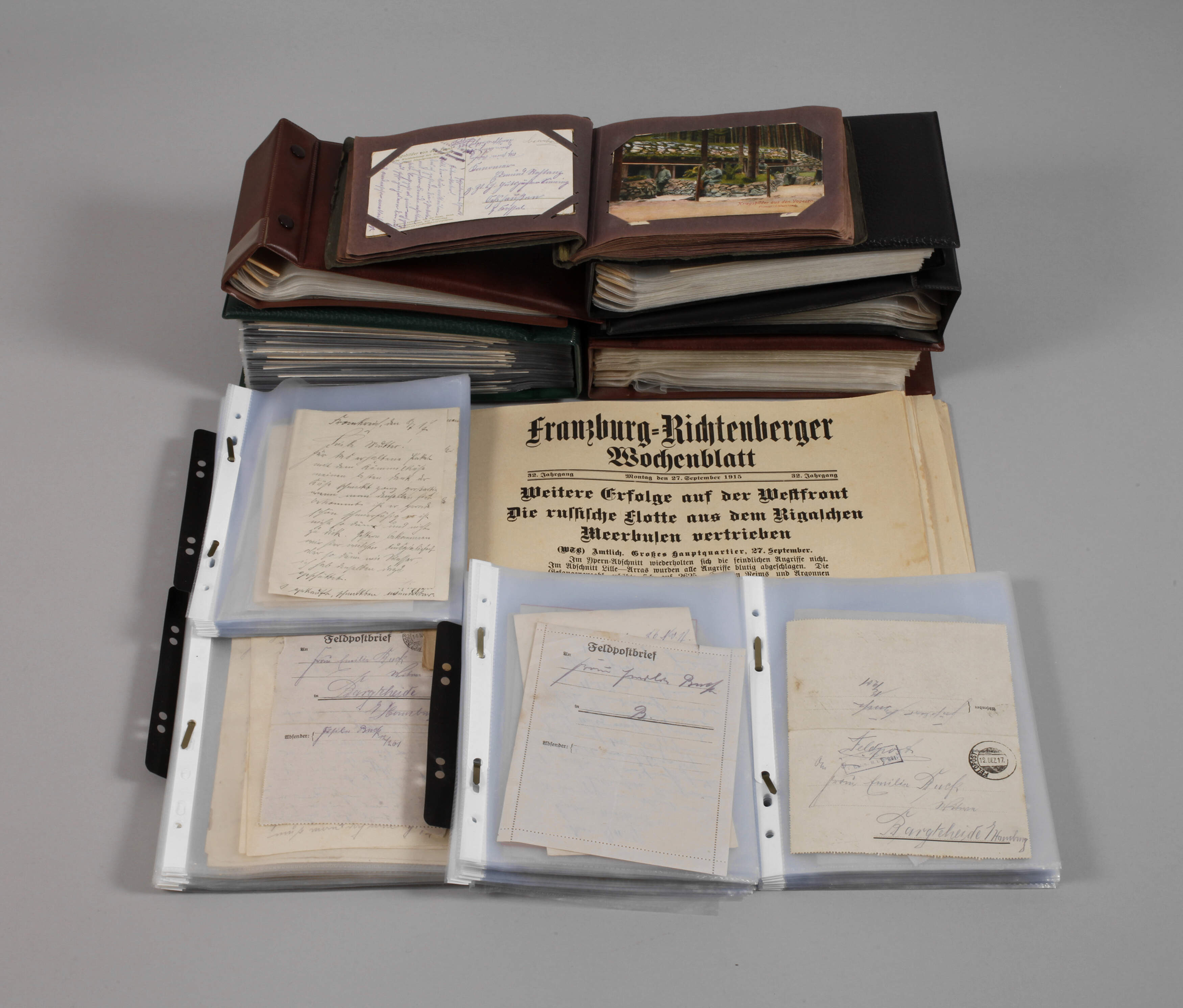 Großes Konvolut Feldpost 1. Weltkrieg