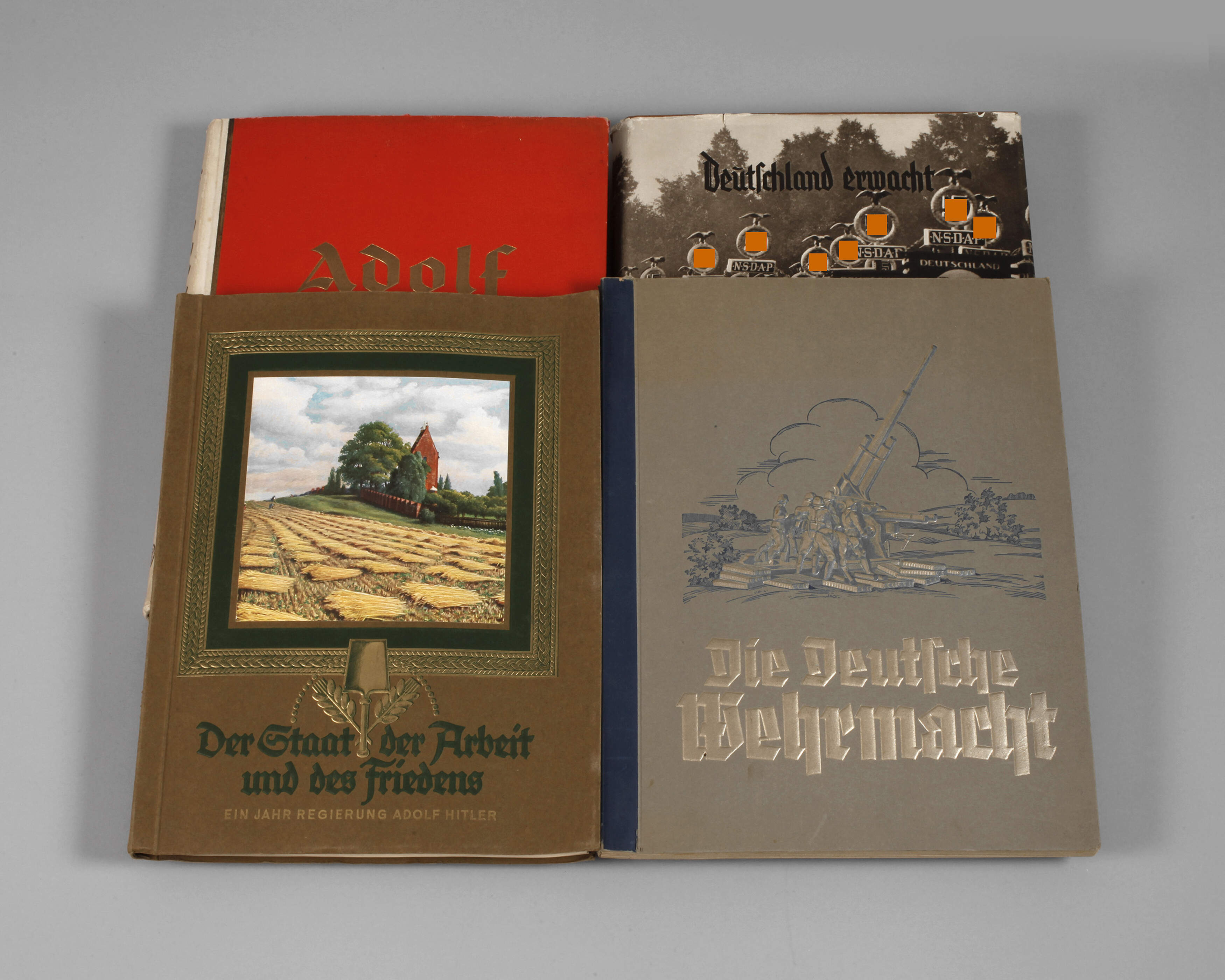 Vier Sammelbilderalben 3. Reich