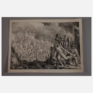 Sammlung militärische Szenen