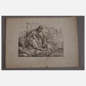 Sammlung militärische Szenen