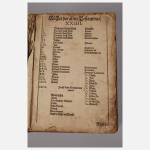 Bibel Wittenberg 1589